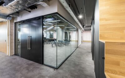 příčka PANORMA s dveřmi vypadají mohutně a jsou moderní